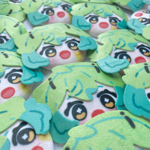 〖 AmiCyberspace 〗Ami 3D Plush Head Button Pins