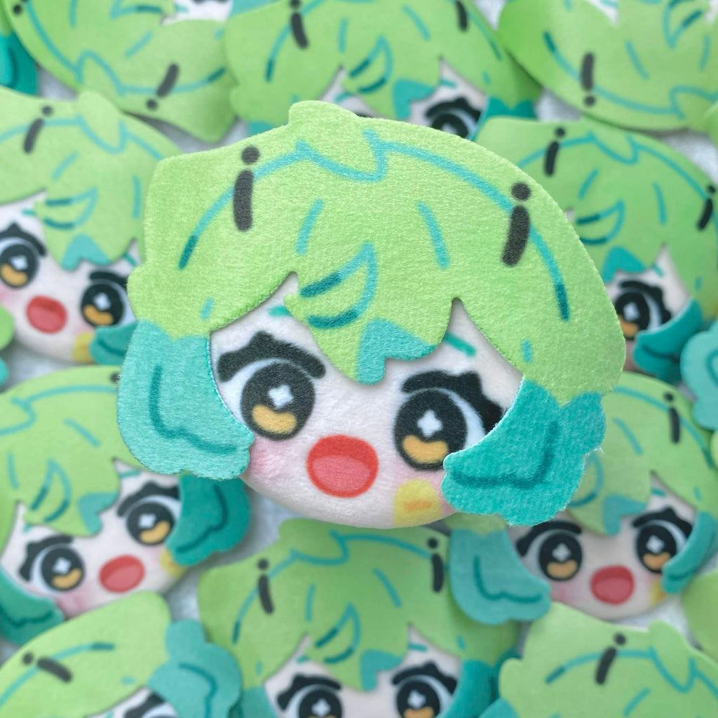 〖 AmiCyberspace 〗Ami 3D Plush Head Button Pins