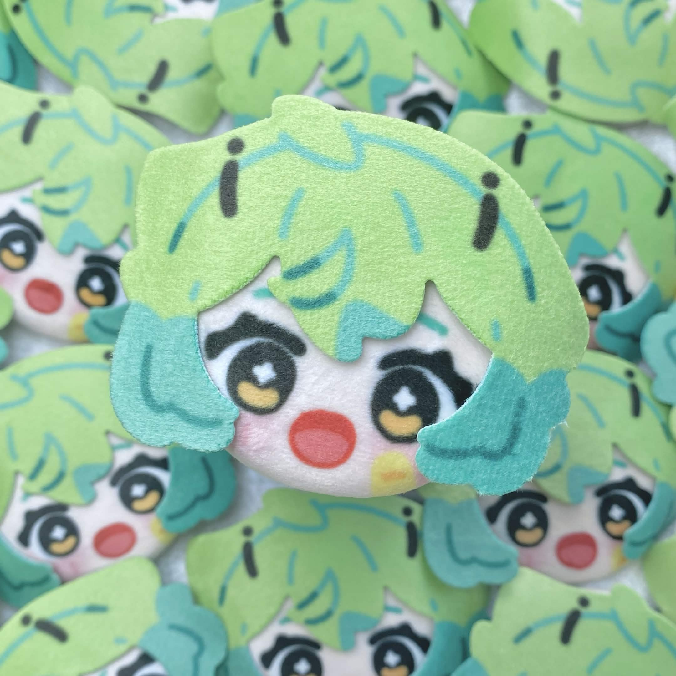 〖 AmiCyberspace 〗Ami 3D Plush Head Button Pins