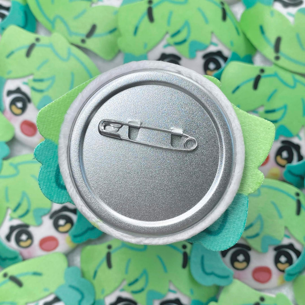 〖 AmiCyberspace 〗Ami 3D Plush Head Button Pins