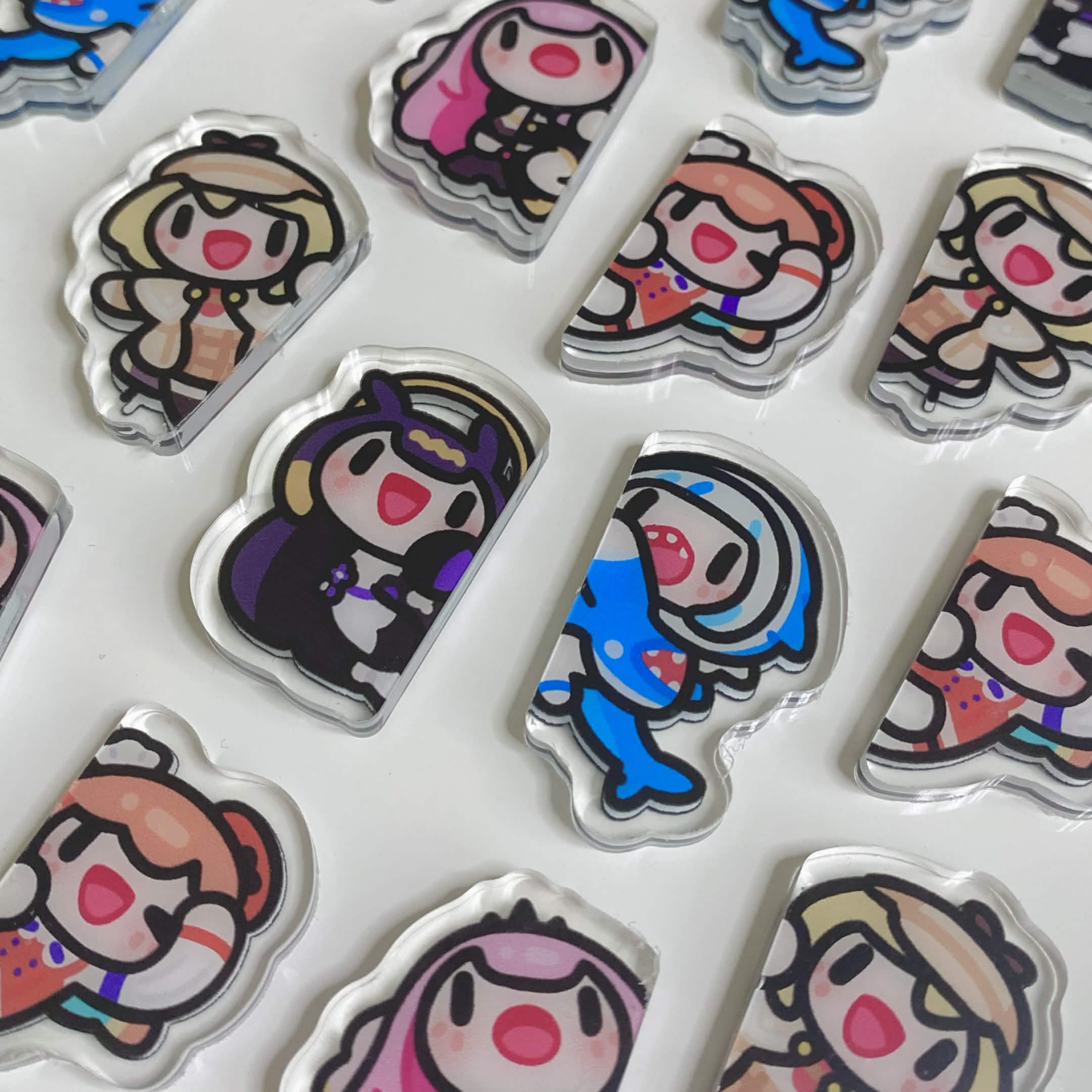 〖 Hololive EN 〗Myth Peeker Magnets