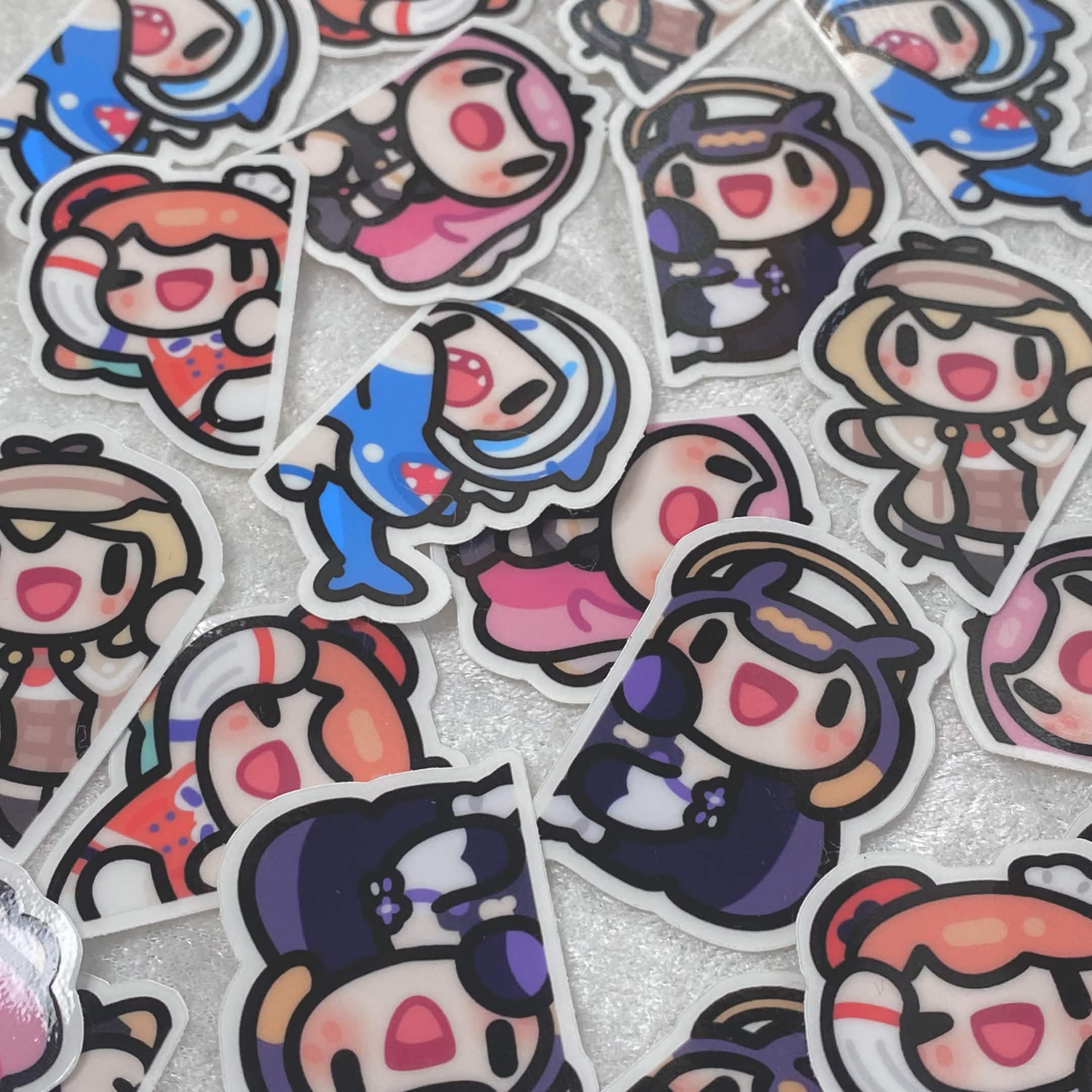 〖 Hololive EN 〗Myth Vinyl Stickers