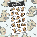〖 Pokemon 〗Mimikyu Sticker Sheet