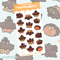 〖 Pokemon 〗Pumpkaboo Sticker Sheet