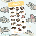 〖 Pokemon 〗Sandile Sticker Sheet