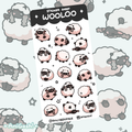 〖 Pokemon 〗Wooloo Sticker Sheet
