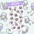 〖 Pokemon 〗Drifloon Sticker Sheet