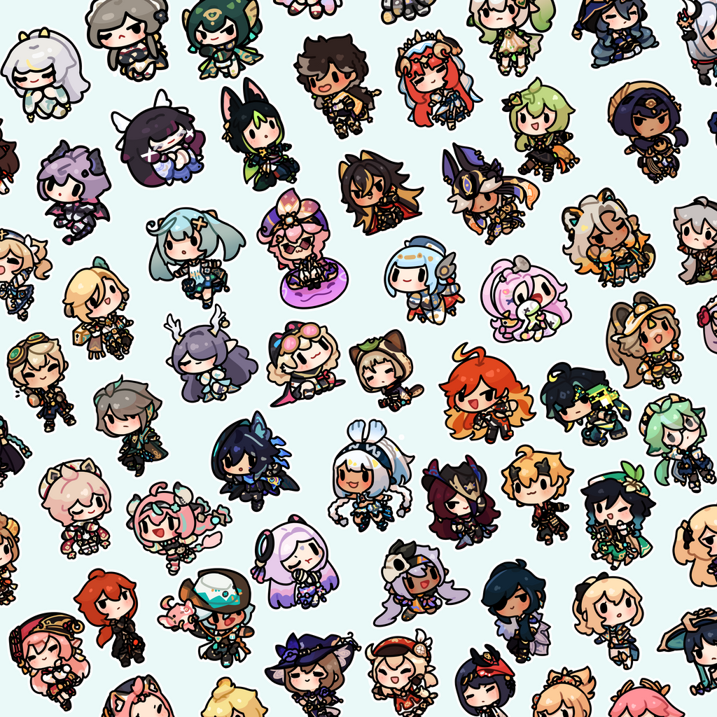 〖 Genshin 〗Special Characters Vinyl Stickers