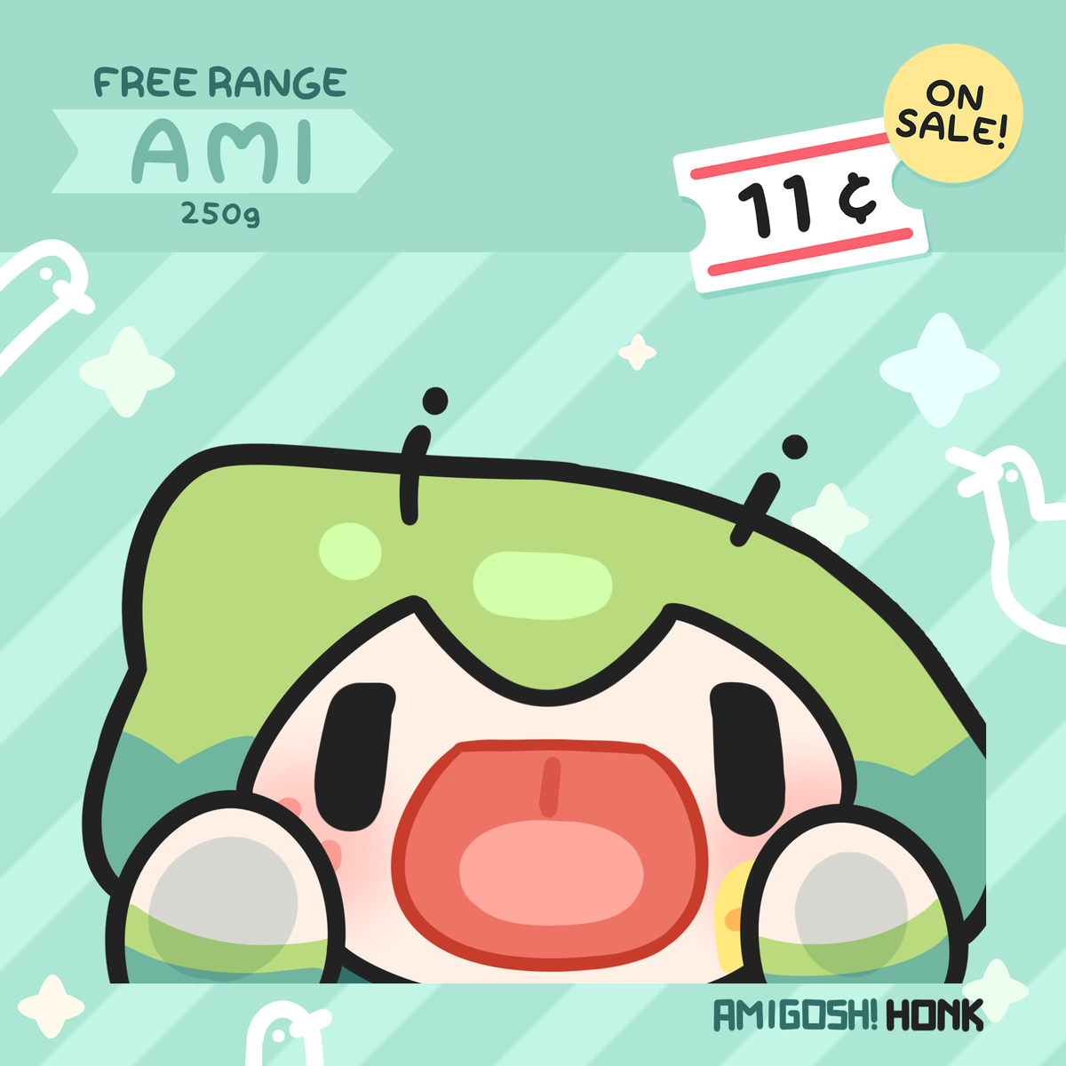 〖 AmiCyberspace 〗Ami Blister-Style Acrylic Keychain
