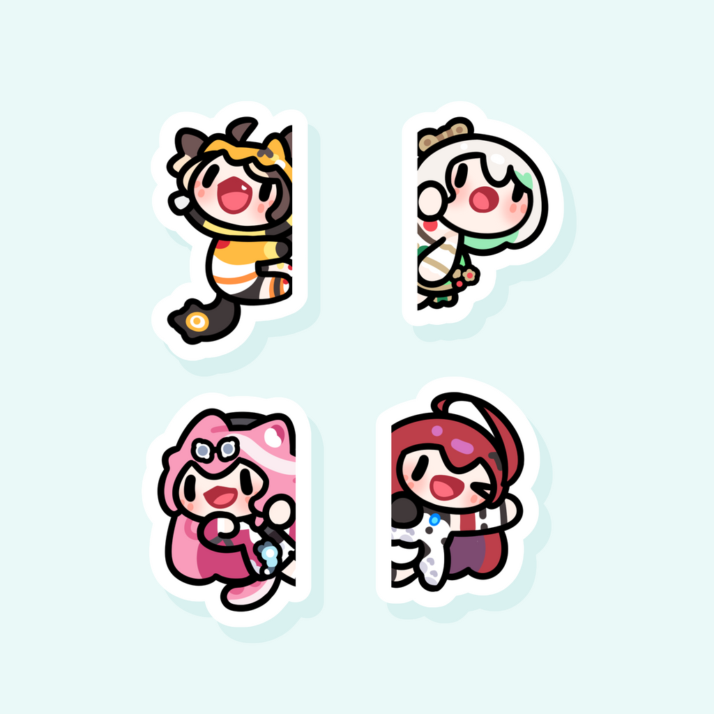 〖 Hololive EN〗Justice Vinyl Stickers
