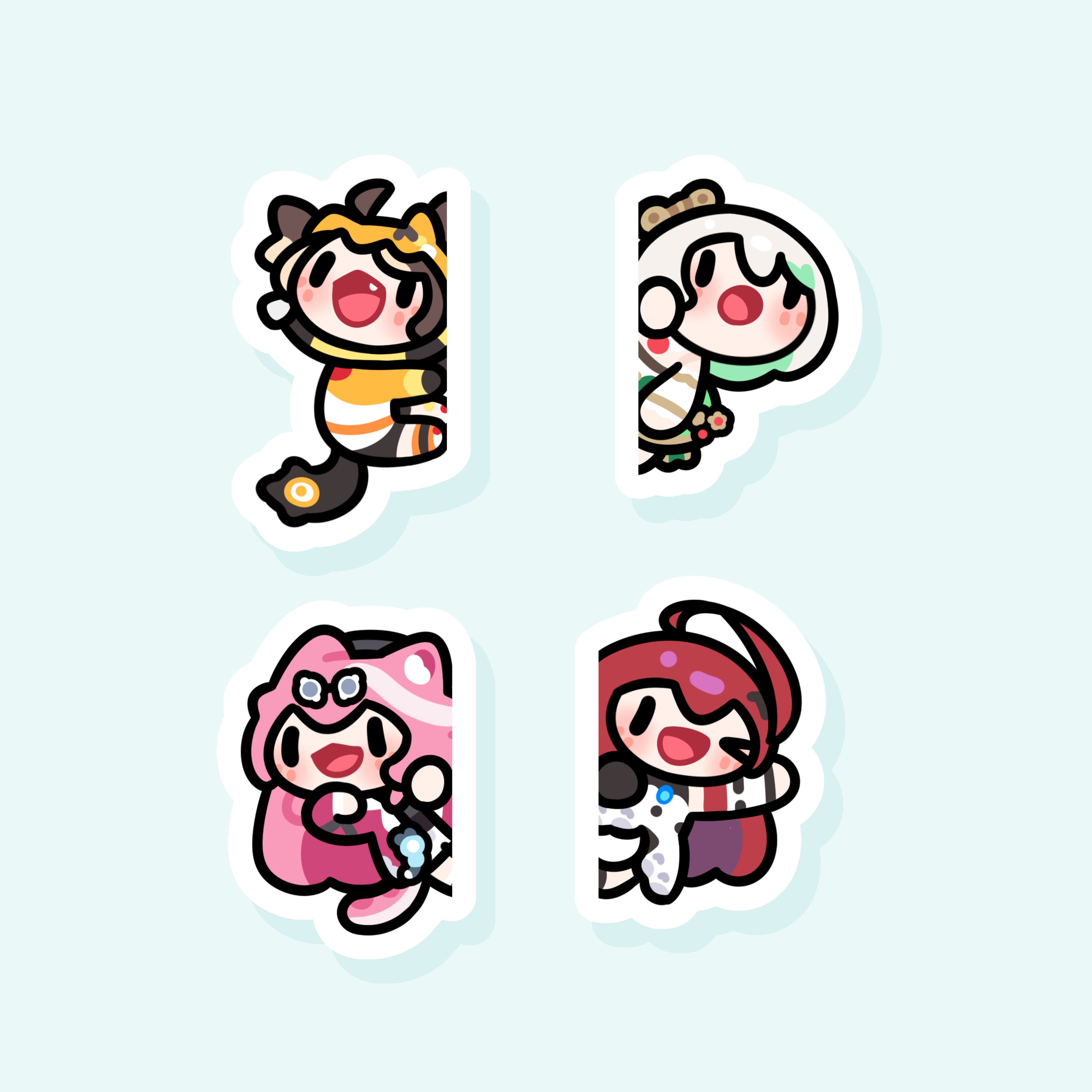 〖 Hololive EN〗Justice Vinyl Stickers